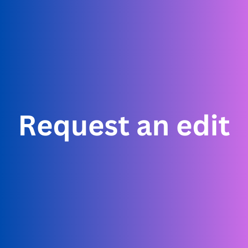 Request an edit